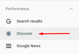 עדכון על דוח Discover ב-Search Console