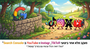 לוגו גוגל עוקב אחר רשתות חברתיות
